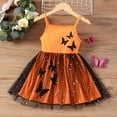 thumbnail image 2 of Toddler Girl Dress Sleeveless Tulle Butterfly Prints Suspender Dress Cartoon Princess Outfits&Set Kids Sundress,Size 2 Years-3 Years, 2 of 6