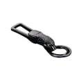 thumbnail image 1 of Qarigey Llavero Animal Head Impreso Patrón Llavero A prueba de decoloración Resistente al desgaste Broche de metal Snap Hook Holder Accesorio Hombres Accesorios de disfraces Negro Qarigey AP014080-02, 1 of 6