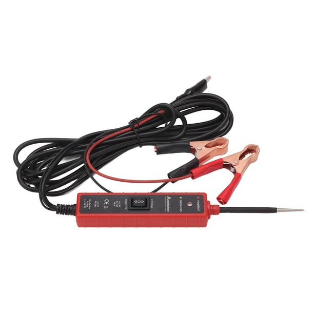 Probador De Circuito Eléctrico, Comprobar Luces Motores Cable Largo 6-24V Sonda Automática Para Eléctrico De Automóvil
