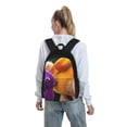 thumbnail image 7 of Lsque Pikmin Pattern Adult Backpack – Durable & Lightweight PU Canvas Storage Bag , 15” Laptop Compartment, and Multiple Pockets, 7 of 7
