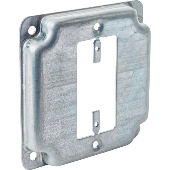 Raco #808c 4 Sq 1 Gfi Receptacle Cover by Raco