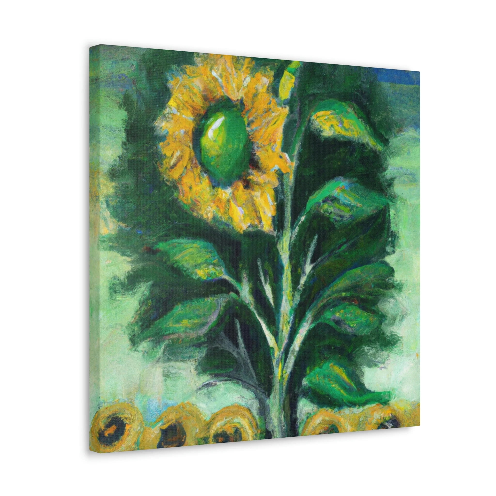 Sunflower in Neoclassicism - Canvas