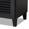 thumbnail image 6 of Bowery Hill Contemporary Wood 11-Shelf and Drawer Shoe Cabinet in Dark Gray, 6 of 10