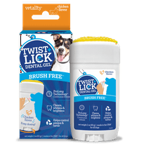 Vetality Twist & Lick Pet Toothpaste Gel for Dogs, Chicken Flavor, 2oz