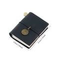 thumbnail image 3 of Mini Traveler’s Notebook Top Grain Leather Loose Leaf Pocket Diary Refillable Binder Journal,Writing Notebooks, 3 of 9