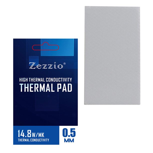 Almohadilla térmica de 14,8 W/mK para CPU/GPU/CPU, no conductora, para rellenar huecos de disipación de calor. 85x45x0.5mm