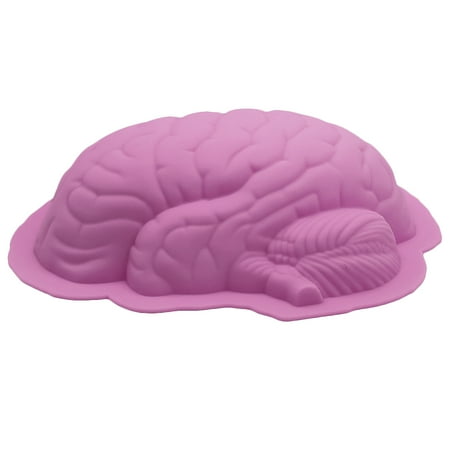 

Frcolor 1 Pc Brain Shaped Halloween Cake Mould Baking Tools (Pink)