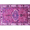 thumbnail image 1 of Ahgly Company Indoor Rectangle Persian Purple Traditional Area Rugs, 4' x 6', 1 of 4