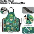 thumbnail image 3 of Dreamtimes Kitchen Apron for Women Men Chef, Mardi Gras Waterproof Bib Aprons with Pockets and Adjustable Neck for Baking Cooking Gardening, 3 of 7
