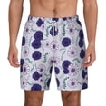 thumbnail image 3 of Uemuo Daisies Flowers Pattern Mens Swim Trunks Quick Dry Board Shorts with Mesh Lining, Stretch Beach Shorts Quick Dry No-Chafing Board Shorts-Small, 3 of 9