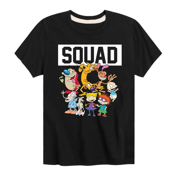 Nick Rewind - Squad -Toddler And Youth Short Sleeve Graphic T-Shirt