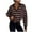 Brown, variant on gakvbuo Plus Size Pullover Sweaters For Women Long Sleeve Sweatshirts Fall Tunic Tops Women's Casual Long Sleeved Printing Stand Collar Lattice Seater