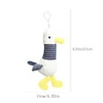 thumbnail image 2 of Ugly Cute Seagull Plush Keychain,Soft Fabric Doll Bag Charm for Backpack Purse, Plush Keychain Quirky Desk Decor Travel Companion, 2 of 5