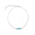thumbnail image 1 of Qarigey Tobillera Oro Plata Joyería estética Estilo simple Accesorios de playa universales Pulseras de tobillo para mujeres Bodas Ropa, zapatos y accesorios Miscelánea plata Qarigey AP009824-02, 1 of 6