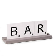 BAR Scrabble Design Table Top Décor