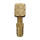 thumbnail image 1 of Juego de 2 adaptadores de aire acondicionado, cobre, R410A SAE 1/4", dorado, 1 of 2