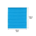 thumbnail image 3 of No Drill Window Blinds, Window Shades for Home, Pleated Window Shades, Temporary Window Coverings, Blue Fabric, Window Privacy, 35X59 In, 1 Pc, 3 of 7