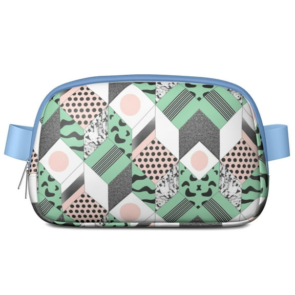 Colorful Checkered Belt Bag – Plaid-Inspired Fanny Pack with Vibrant Retro Checkerboard Style