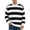 C-White418, variant on DHFJKG Men's Color Block Striped Sweaters Loose Fit Long Sleeve Crewneck Pullover Autumn Winter Casual Jumper Tops