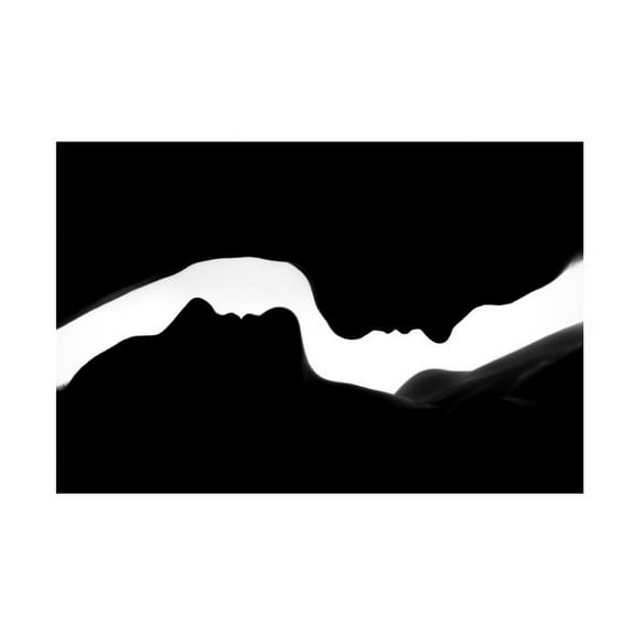 Jan Lykke 'The Profiles of two Women' Canvas Art