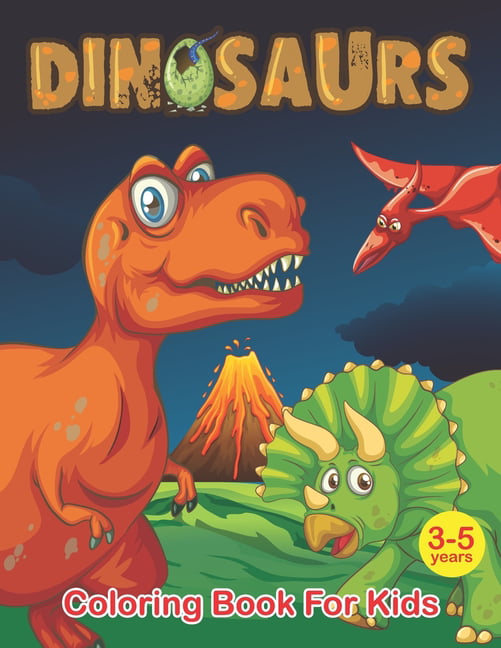2 Books and Over 50 Dinosaur Stickers Dinosaur Coloring Book Super Set Kids Toddler