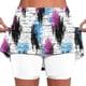 thumbnail image 3 of TaTaai Women Printed Yoga Jogger Shorts High Waist Skinny Skort with Pockets Polyester Soft Breathable Stretchy Summer Daily Casual Outdoor Wear Gift, 3 of 5