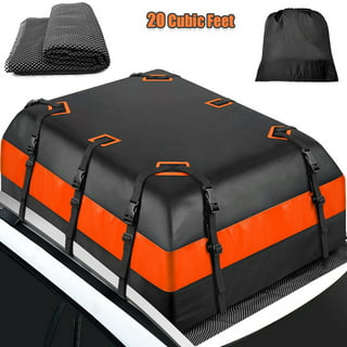 WILDROAD Car Roof Bag Rooftop Cargo Carrier, 15 Cubic Feet Waterproof Roof  Luggage Cargo Carrier Bag with Anti-Slip Mat for All Cars Veh