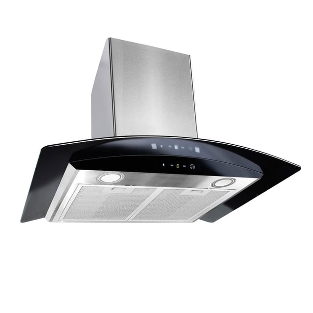 Campana Extractora de cocina Wonder Cook Acero Inoxidable LED plateado 78x40 cm