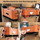 thumbnail image 3 of Caja de almacenamiento multifuncional para respaldo de asiento de coche, organizador de asiento trasero con 2 portavasos, caja de pañuelos para asiento de coche y caja de almacenamiento, caja de almac, 3 of 7