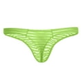 DOCLAKE Mens Ice Silk Underwear Sexy Adult Low Rise Mesh Patchwork