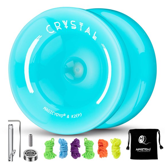 Yoyo MAGICYOYO K2 Responsive para niños con 6 cuerdas y bolsa (azul)