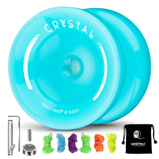 Yoyo MAGICYOYO K2 Responsive para niños con 6 cuerdas y bolsa (azul)