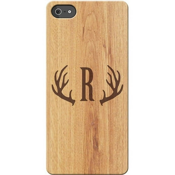 Personalized Antler Initial iPhone 5 Case