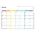 thumbnail image 1 of Feltree Magnetic Monthly Schedule Customized Refrigerator Sticker Erasable Schedule Message Board Soft Whiteboard Pet Writing Board, 1 of 8