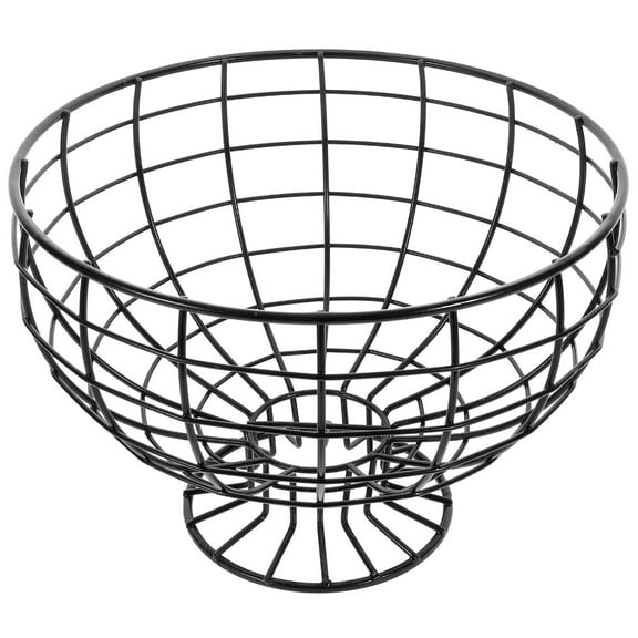 SEWCHICS 1Pack Countertop Fruit Bowl Metal Wire Basket with Air Circulation for Family Gathering 7.86X6.09X3.93in