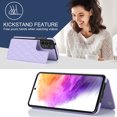 thumbnail image 4 of ELEHOLD Wallet Case for Samsung Galaxy A53 5G,RFID Blocking Card Holders Luxury Argyle Pattern Leather Case Kickstand Magnetic Button Slim Lightweight Shockproof Purse Case,Purple, 4 of 8