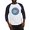 Blue/White, variant on CafePress - Clausometer Baseball Jersey - Cotton Baseball Jersey, 3/4 Raglan Sleeve Shirt