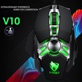 thumbnail image 4 of Mistaha T-WOLF Souris de Jeu Filaire V10 Souris Ergonomique Programmable avec 7 Boutons 4 Modes de Rétroéclairage, 4 of 8