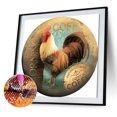 thumbnail image 2 of Cuadros Decorativos 5D bricolaje taladro redondo completo diamante pintura gallo animal 24 colores (A519) Sywqhk Nuevos Originales, 2 of 9