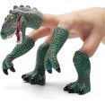 thumbnail image 1 of Dinosaur Finger Hand Puppet Dino T-rex Puppets Animal Raptor Finger Toys For Kids (green), 1 of 5