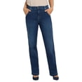 thumbnail image 3 of NYDJ womens  Brooke Louvre Sapphire Straight Leg Jean, 2, 3 of 4