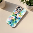 thumbnail image 4 of SKLYDDI Multicolor Vibrant Abstract Roses for iPhone 13 Pro Max Case - Watercolor Style Paint Splatters, Soft TPU Shell, Aesthetic Cute, 4 of 7
