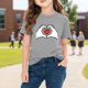thumbnail image 4 of Blusas y camisas de manga corta con cuello redondo para niños y niñas, camisetas gráficas de manga corta, blusas con estampados bonitos para la temporada escolar., 4 of 8