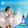 thumbnail image 4 of InstaSteam Clothes Wrinkle Release Spray Travel Size Skin Sensitive - Fragrance Free Wrinkle Releaser - Fabric Deodorizer, Fabric Softener, Anti Static Spray - Travel Essential 3 Fl Oz (Pack of 2), 4 of 9