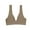 Khaki, variant on Bralette for Women Yoga Sports Wireless Cami Bra Seamless Deep V Neck Triangle Workout Comfy Underwear