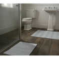 thumbnail image 2 of Garland Rug Essence Washable Nylon Bath Rug Set, 2 Piece Set (17"x24" Bath Rug, & 21"x34" Bath Rug) Platinum Gray, 2 of 6