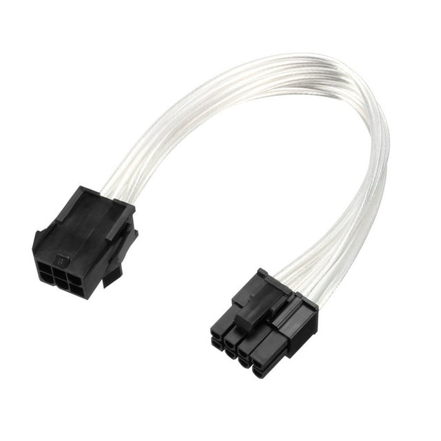 Unique Bargains 6 Pin to 8 Pin PCI Express Video Card Power Supply Cable Adapter, New, 1 Count