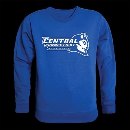W Republic Products  College Crewneck, Central Connecticut State University, Royal - Small