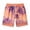 Z207-Orange, variant on XINPING Mens Board Shorts Swimwear Slim Fit Floral Swim Trunks Quick-Dry Vacation Beach Shorts with Pockets Anti-Chafe Fishing Shorts for Men
