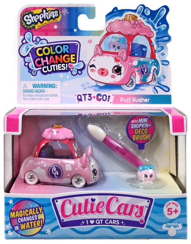 shopkins cutie cars splash n go playset by